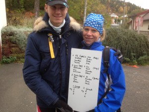 Rosjef Antje Peine og Bror Magnus Sand er begge fornøyde med stor deltakelse.